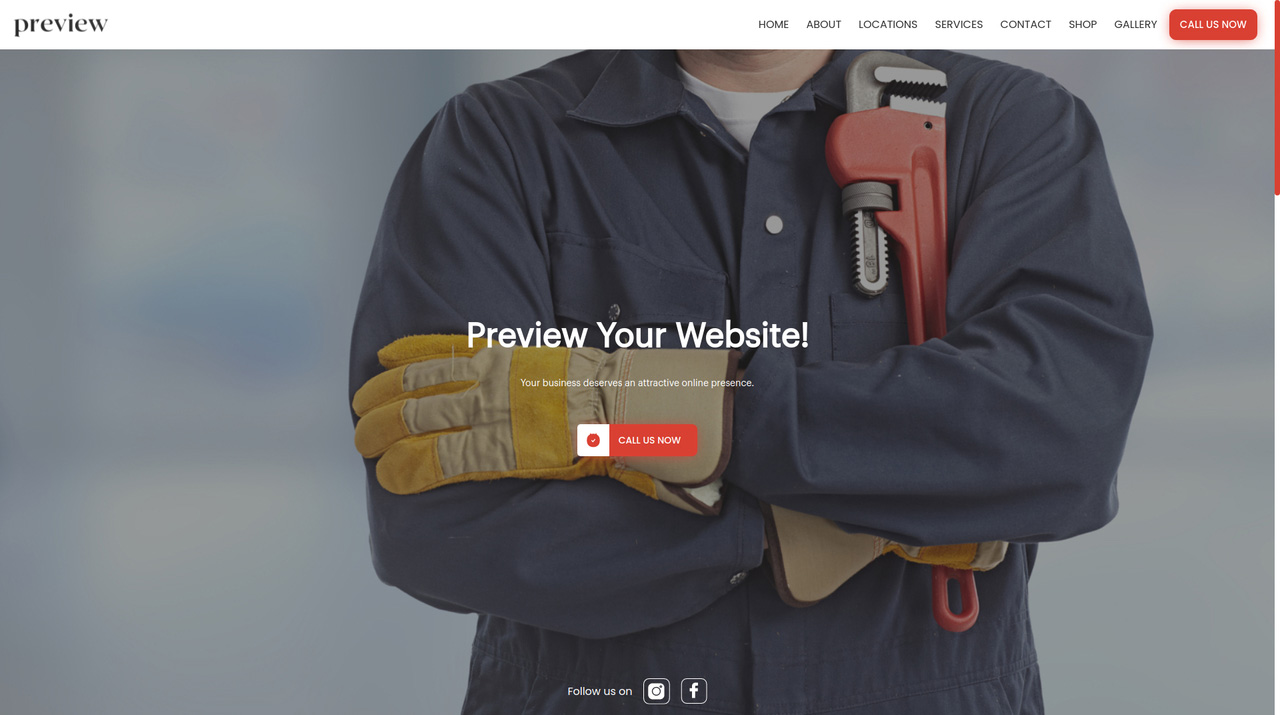 Plumber, Plumbing website and email marketing, appointment system and online estimate tool provided by Wurkzen