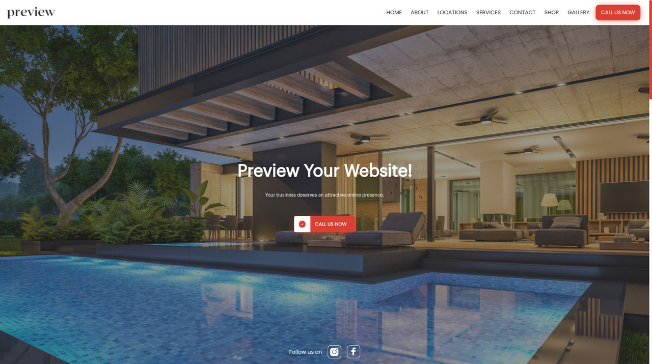 Wurkzen has website templates for pool repair service providers including an appointment system, estimate module, customer management and more